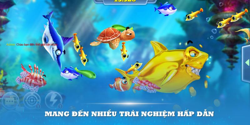 Sảnh game Bắn cá tại SHbet mang đến nhiều trải nghiệm hấp dẫn cho thành viên